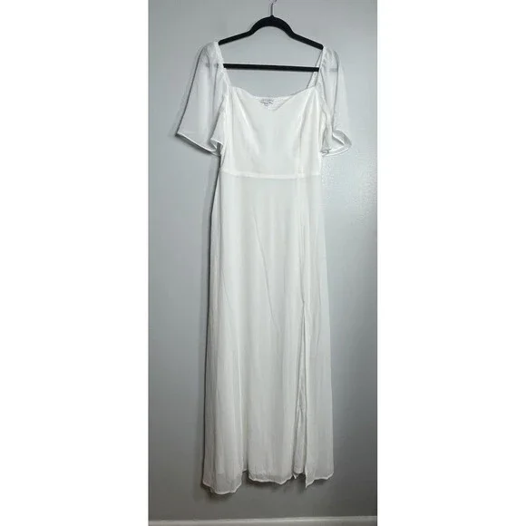 NWT Baltic Born Sierra Sweetheart Elegant White Maxi Dress